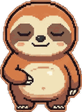 sloth, fed